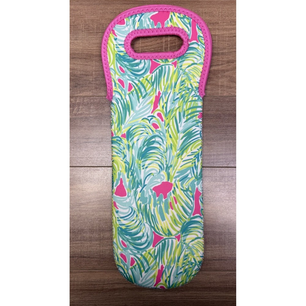 Lilly Pulitzer Insulated Wine Carrier Tropical Storm